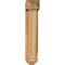 Ekena Millwork Traditional Arts and Crafts Rough Sawn Bracket w/ Offset Brace, Western Red Cedar, 6"W x 18"D x 30"H BKT0604X18X30TRA03RWR - alternate 3